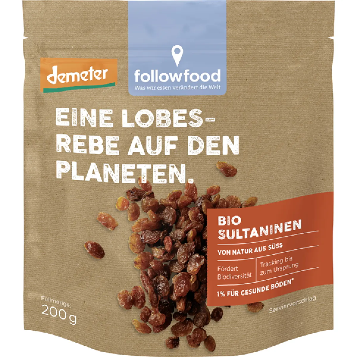 followfood Bio Sultaninen 200 g