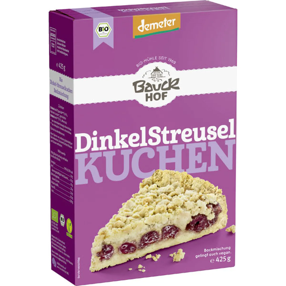 Bauckhof Dinkel Streuselkuchen 425 g