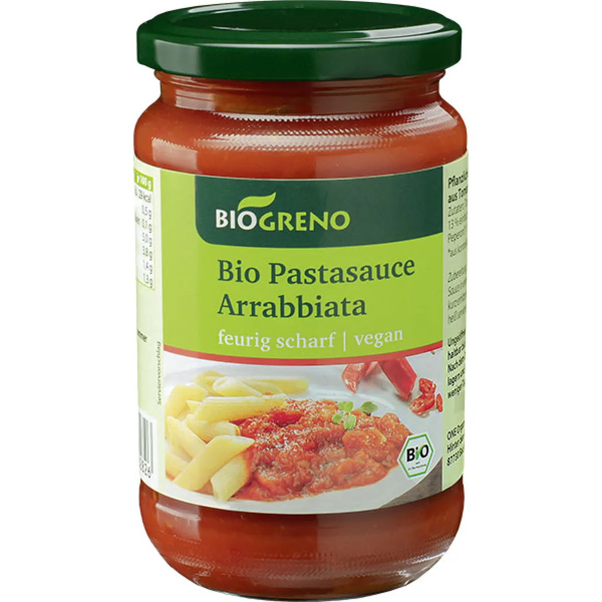 Biogreno Pastasauce Arrabbiata 340 ml