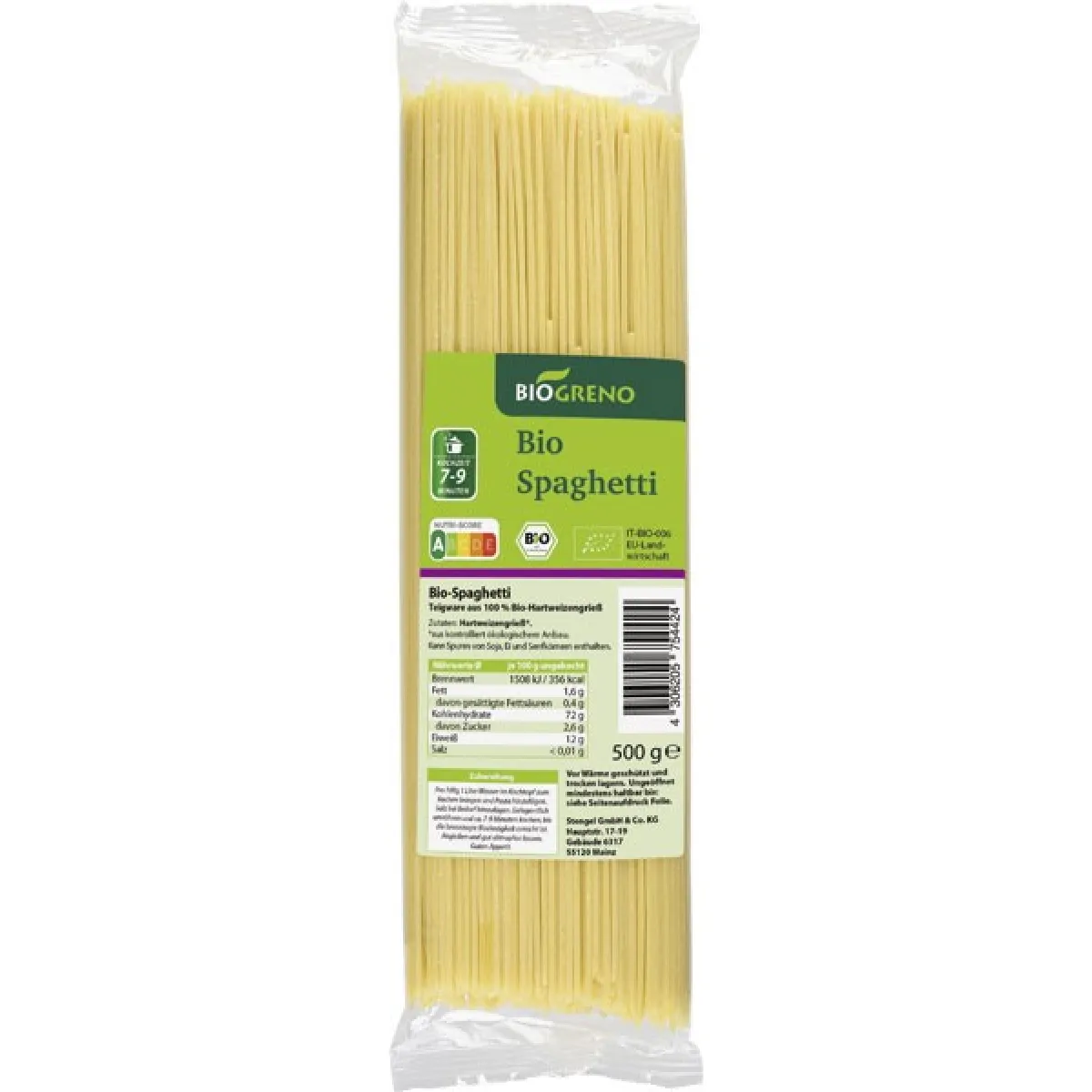 Biogreno Spaghetti 500 g