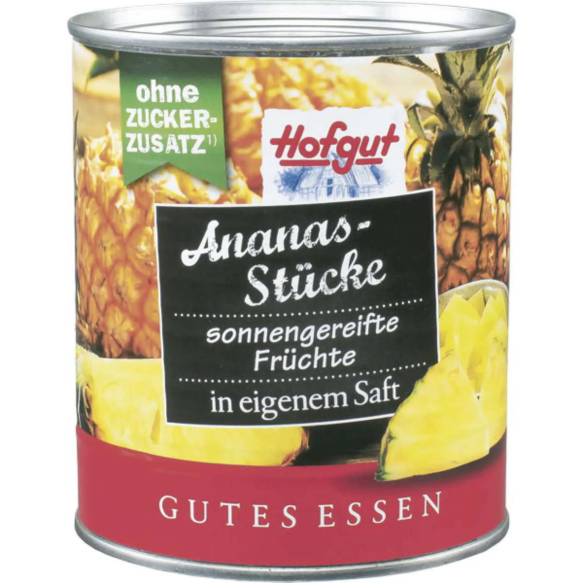 Hofgut Ananas Stücke 850 ml