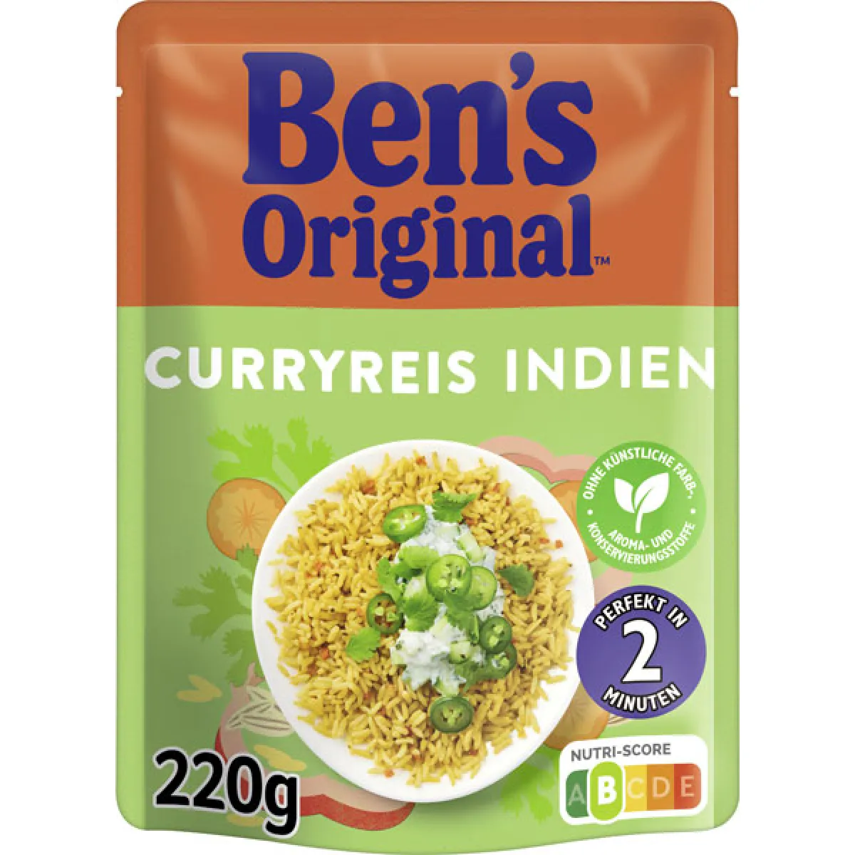 Ben`s Original Express Curryreis Indien 220 g