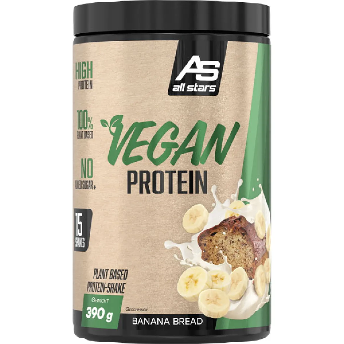 All Stars Vegan Protein Banana Bread 390 g