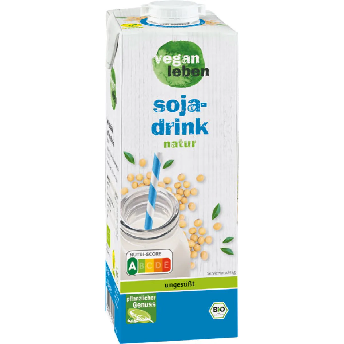 vegan leben Sojadrink natur 1 l