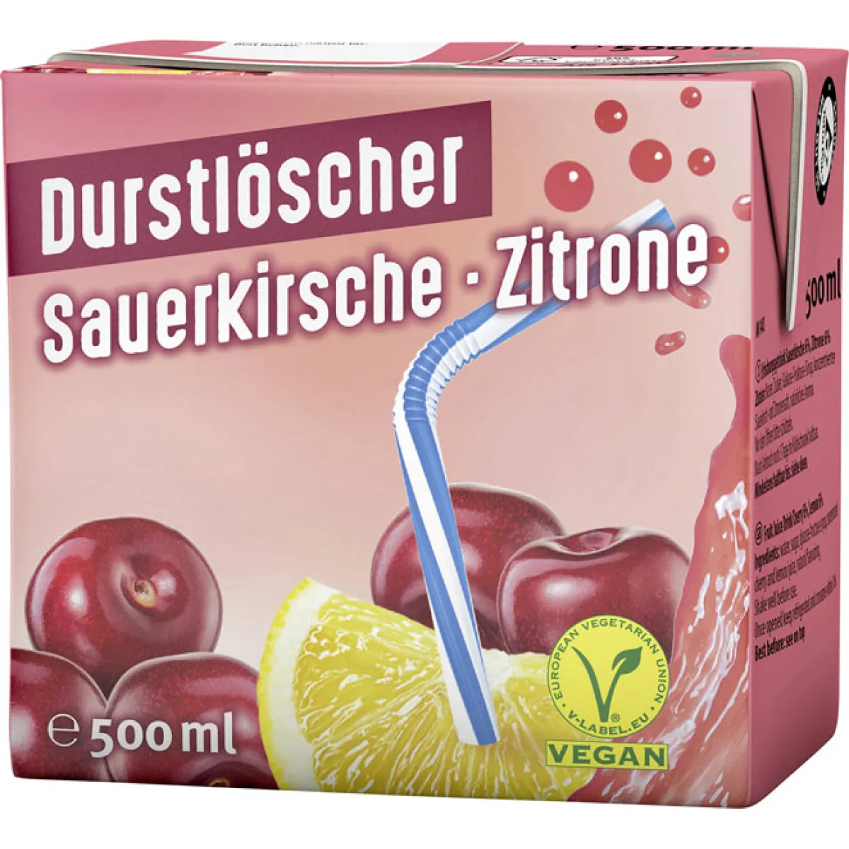 Durstlöscher Sauerkirsche-Zitrone 0,5 l