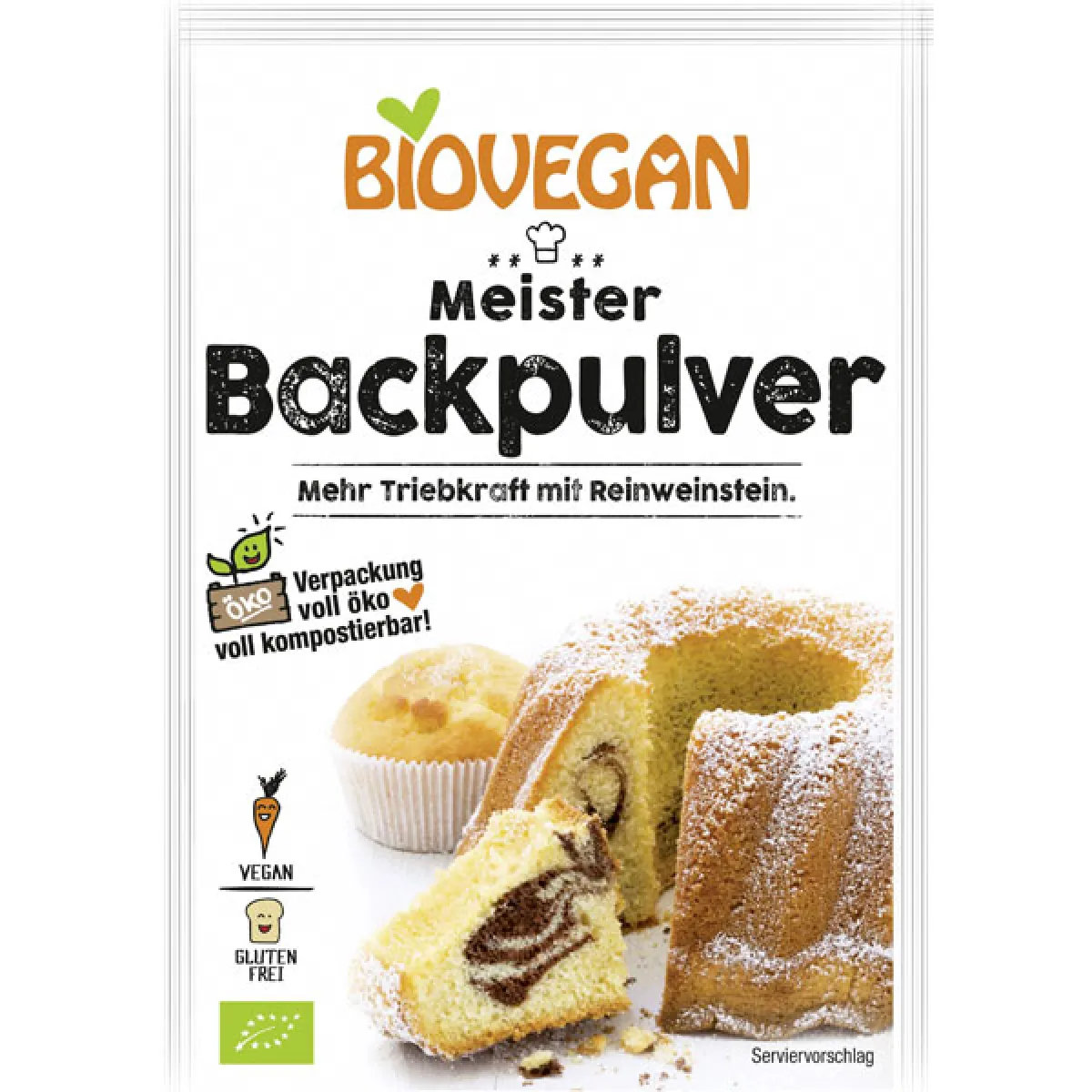 BIOVEGAN Meister Backpulver Bio 3er 17 g