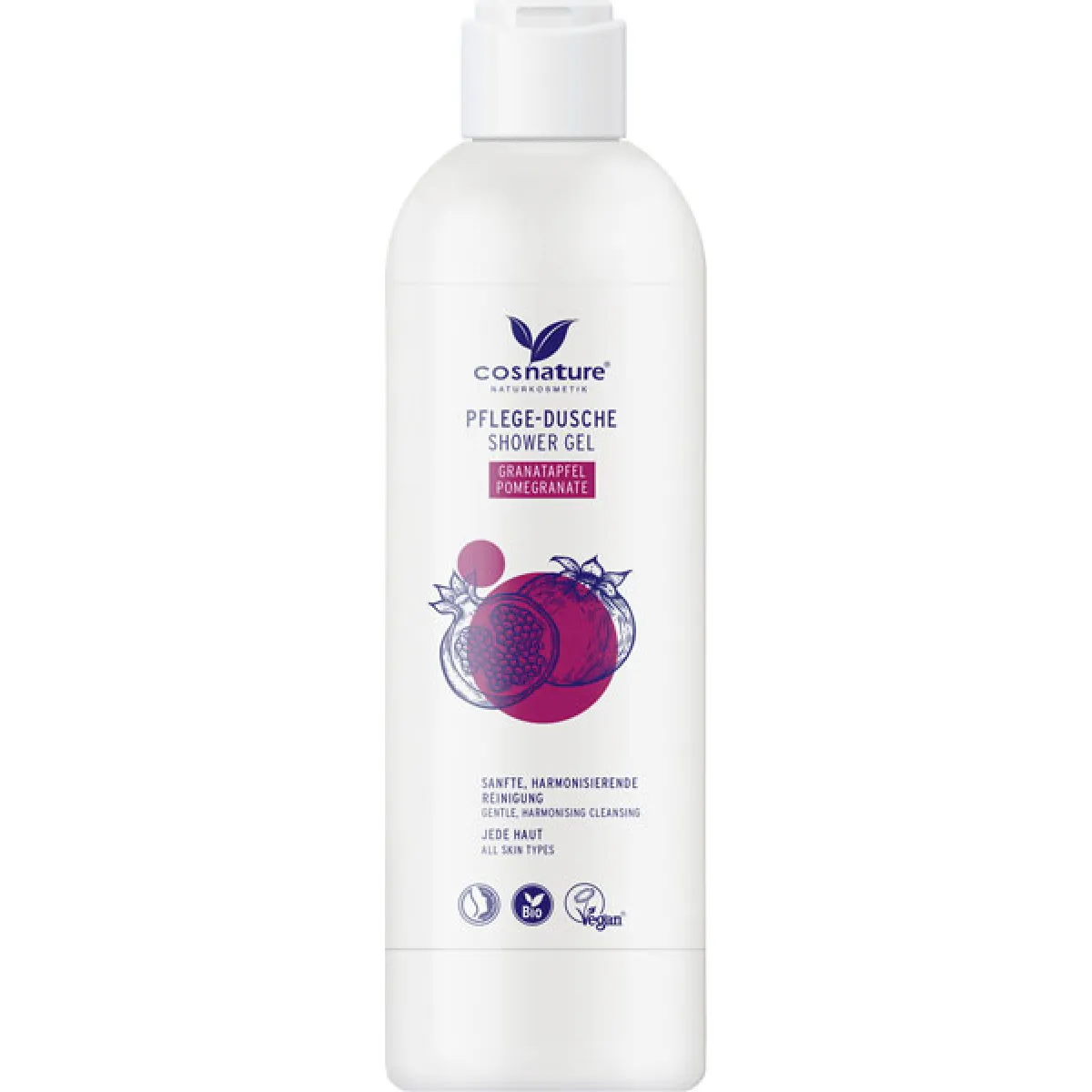 cosnature Pflege-Dusche Granatapfel 250 ml