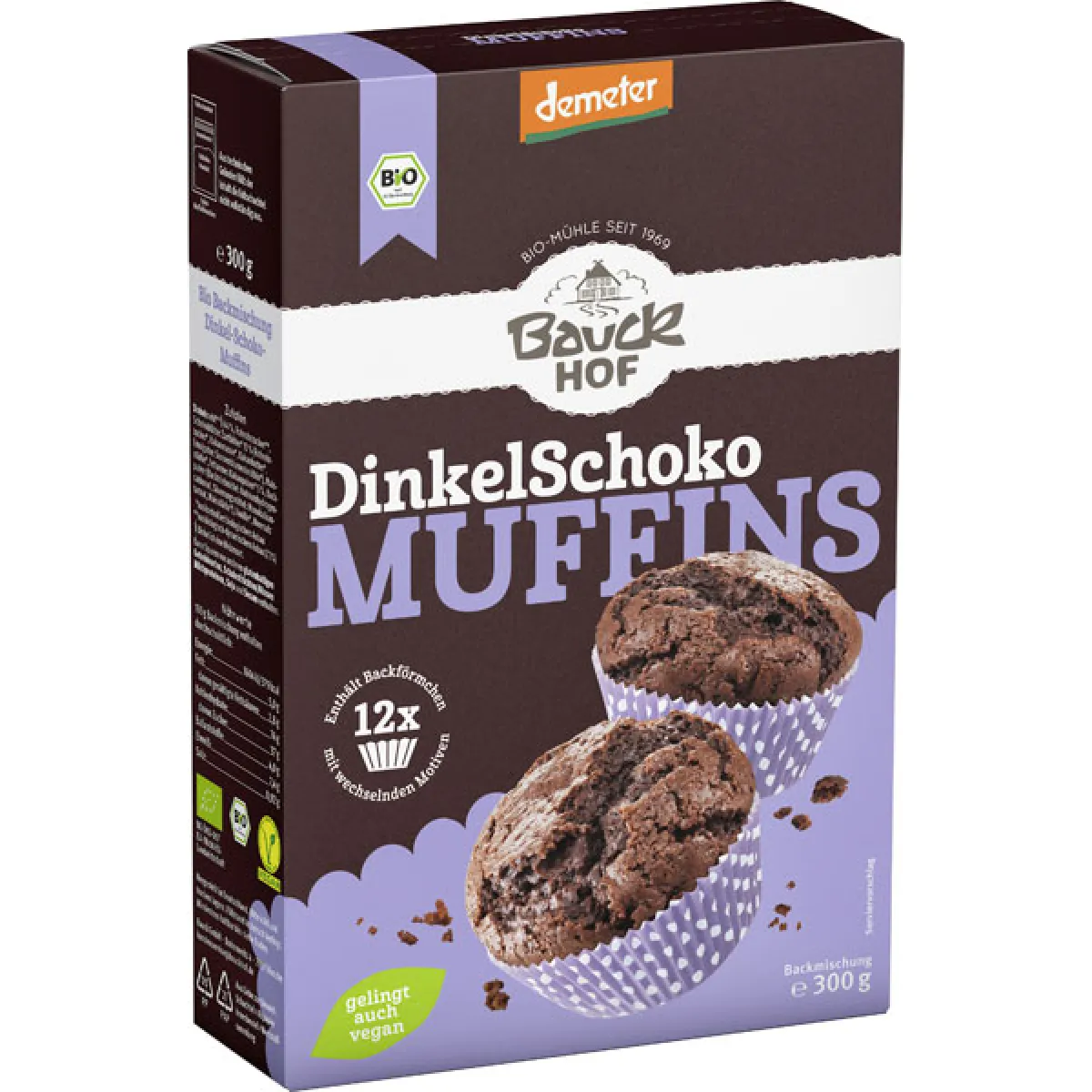 Bauckhof Dinkel Schoko Muffins 300 g