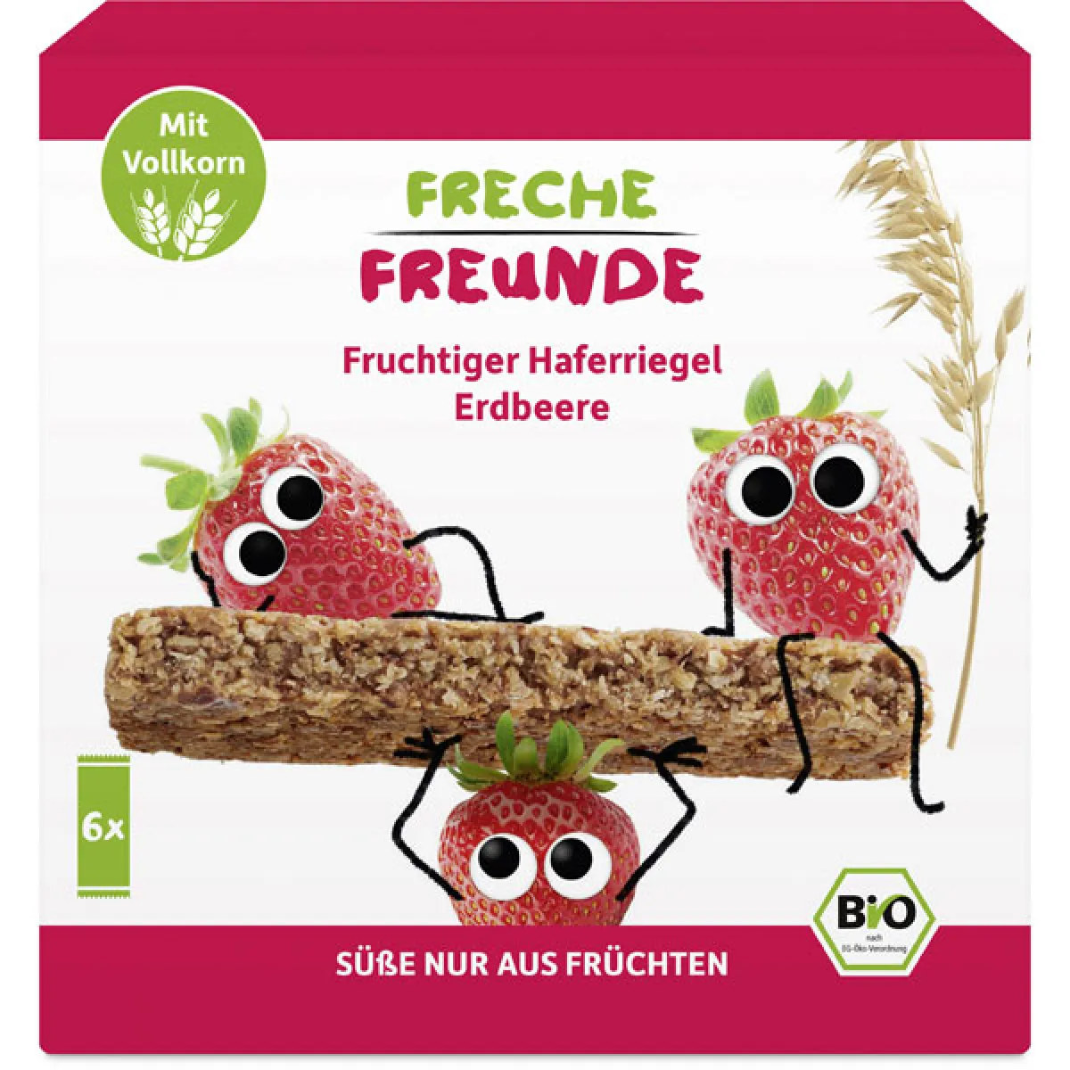 Freche Freunde Hafer-Erdbeer-Riegel 180 g