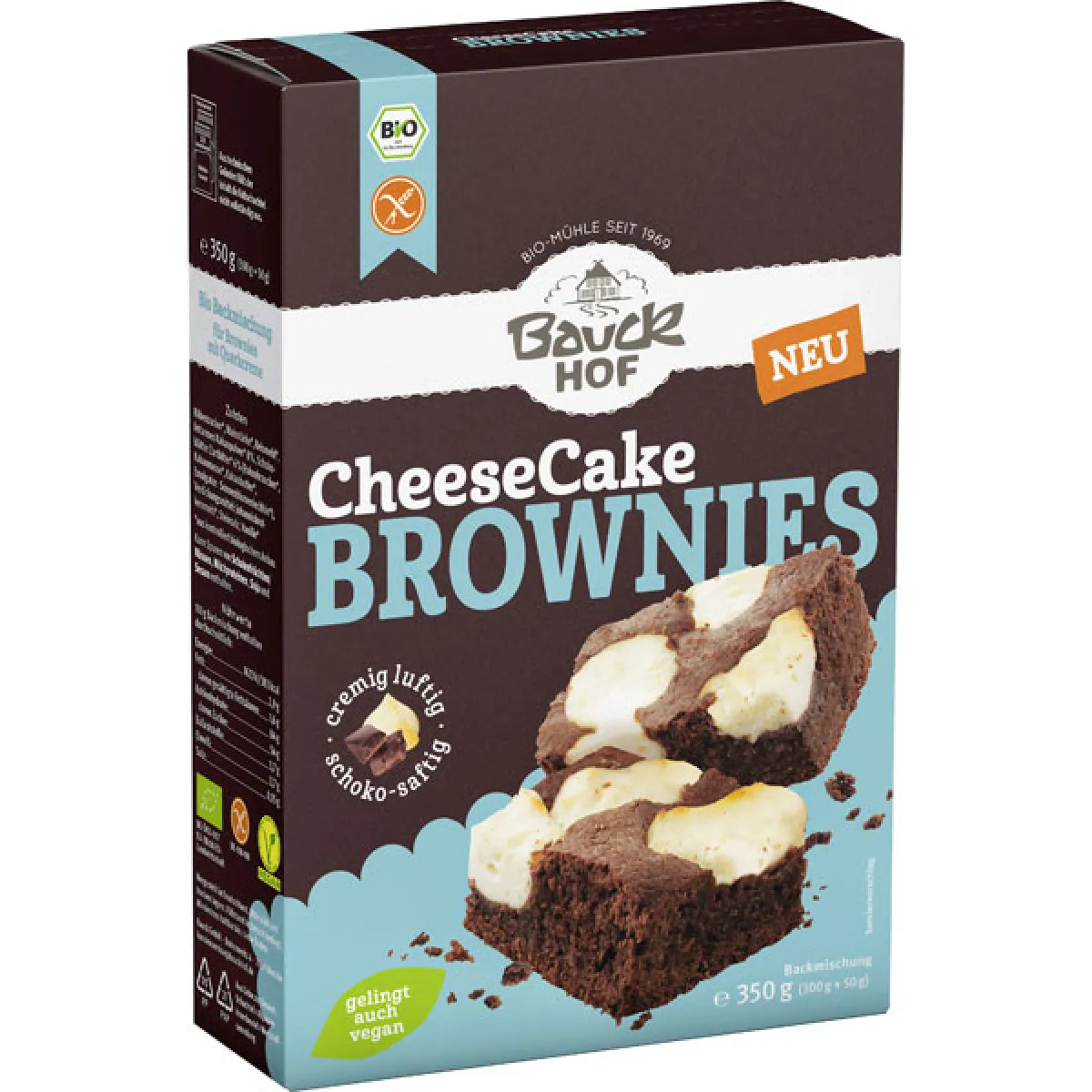 Bauckhof CheeseCake Brownies 350 g