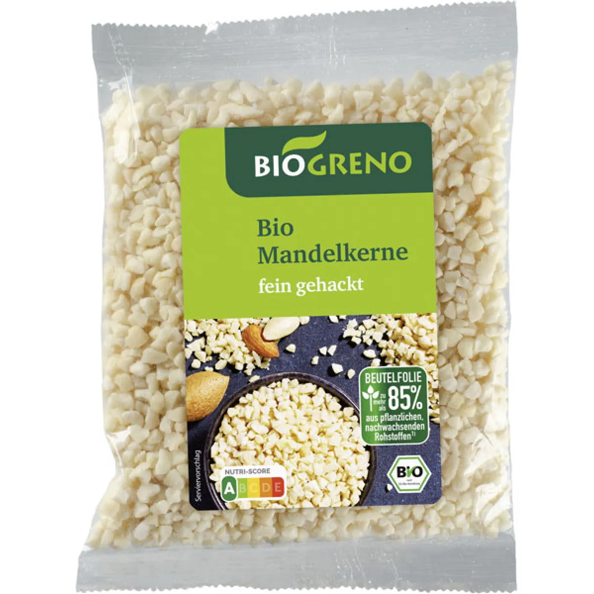 Biogreno Mandelkerne gehackt, blanchiert 100 g