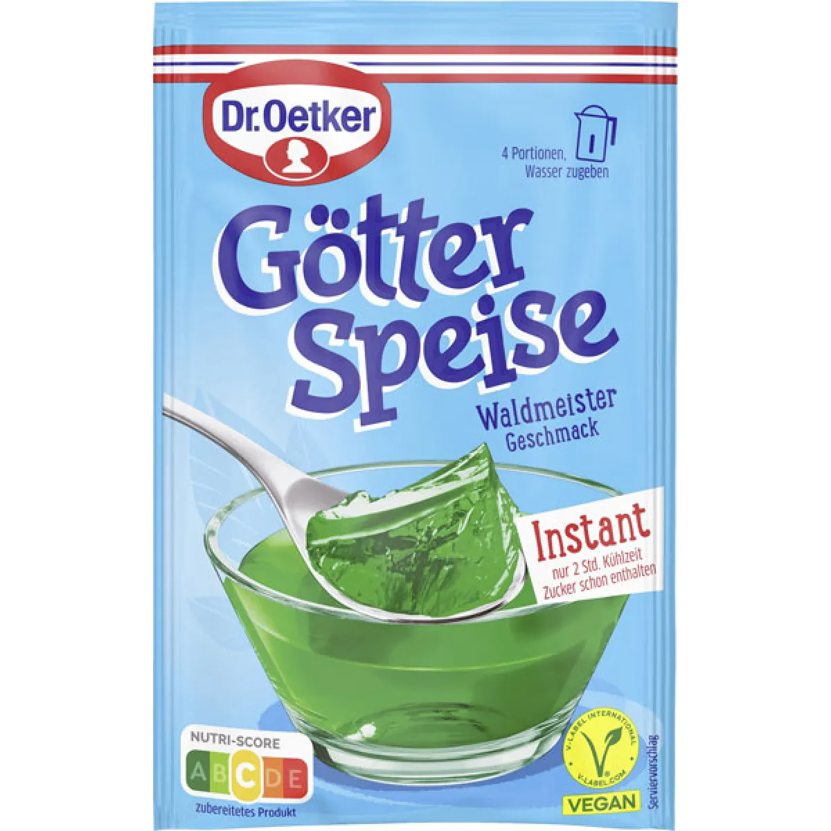 Dr. Oetker Instant Götterspeise Waldmeister 100 g