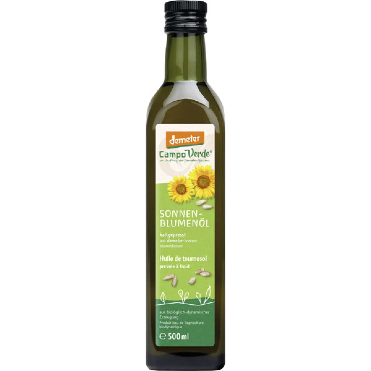 Demeter Campo Verde Sonnenblumenöl nativ 500 ml