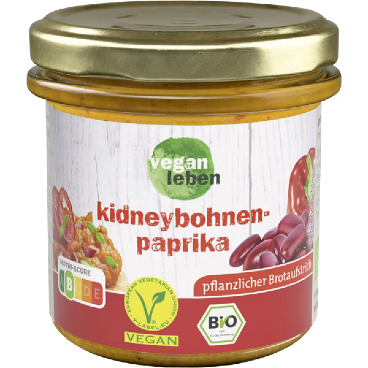 vegan leben Brotaufstrich Kidney-Paprika 135 g