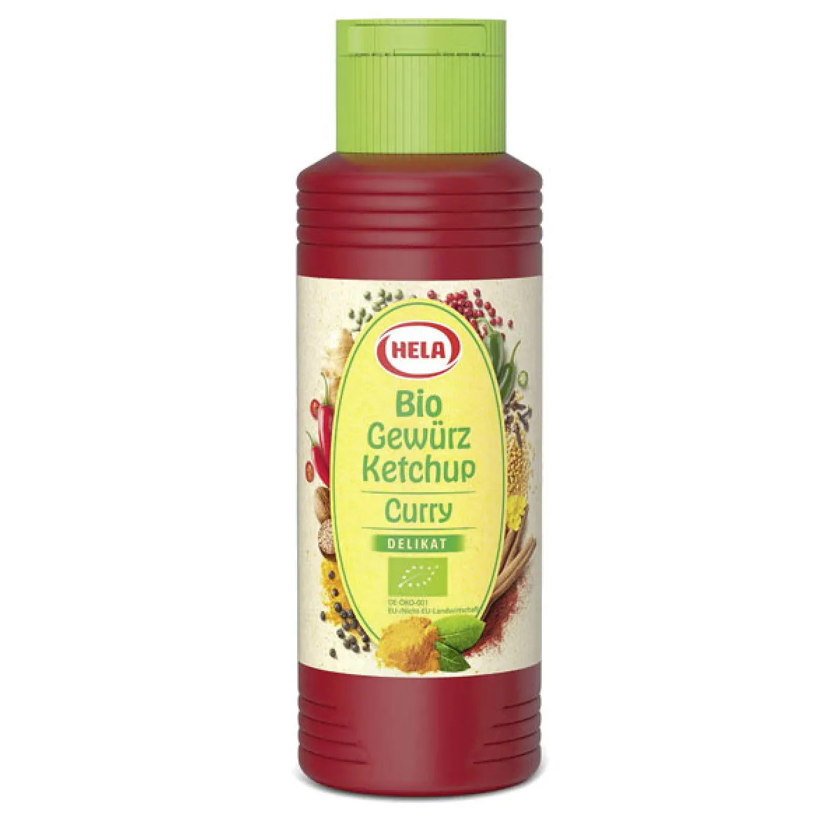 Hela Bio Gewürzketchup Curry delikat 300 ml