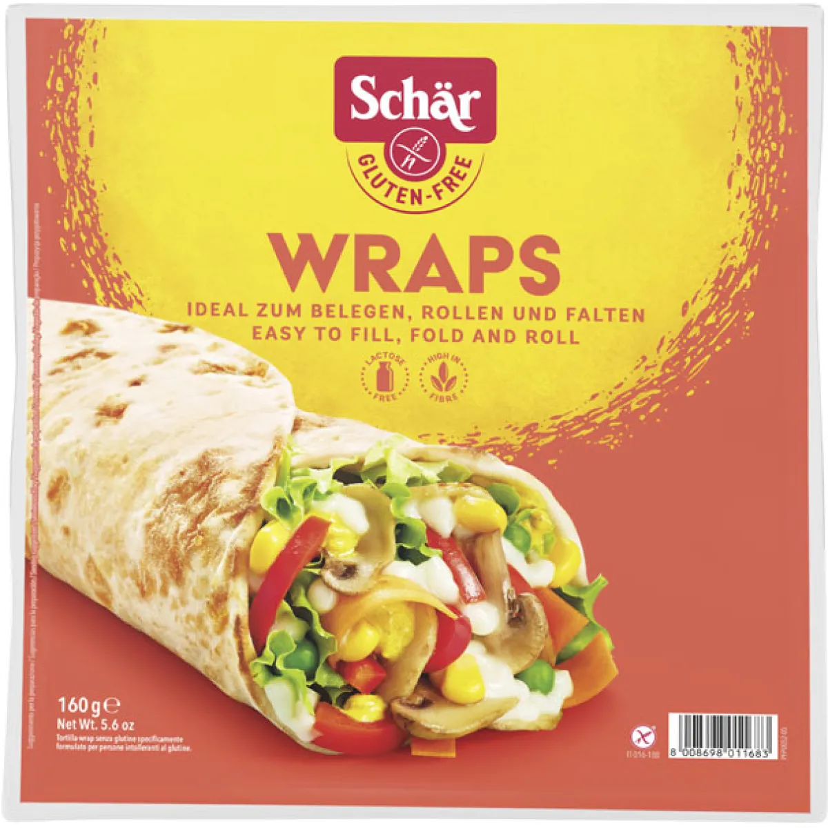 Dr. Schär glutenfreie Wraps 160 g