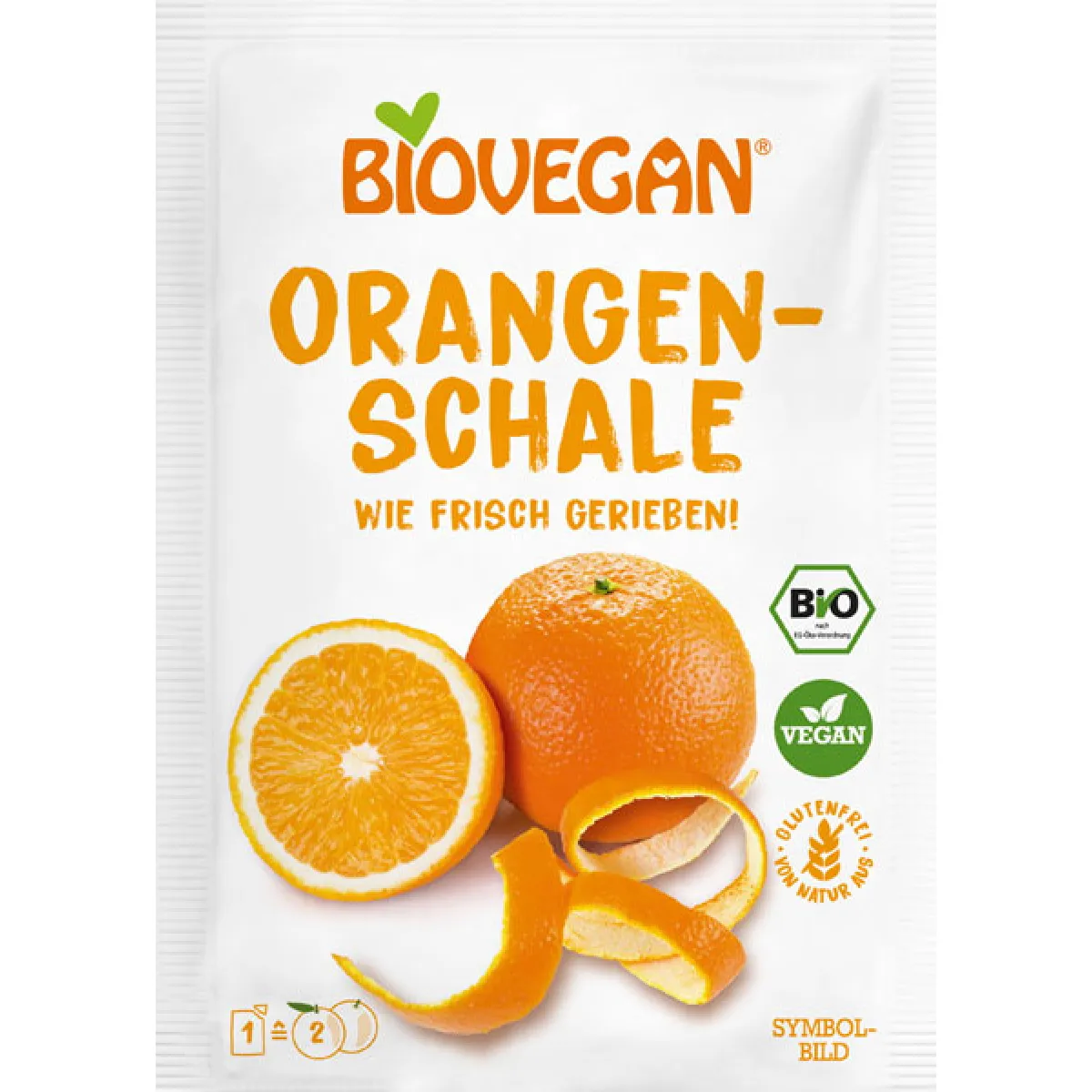 BIOVEGAN Orangenschale gerieben 9 g