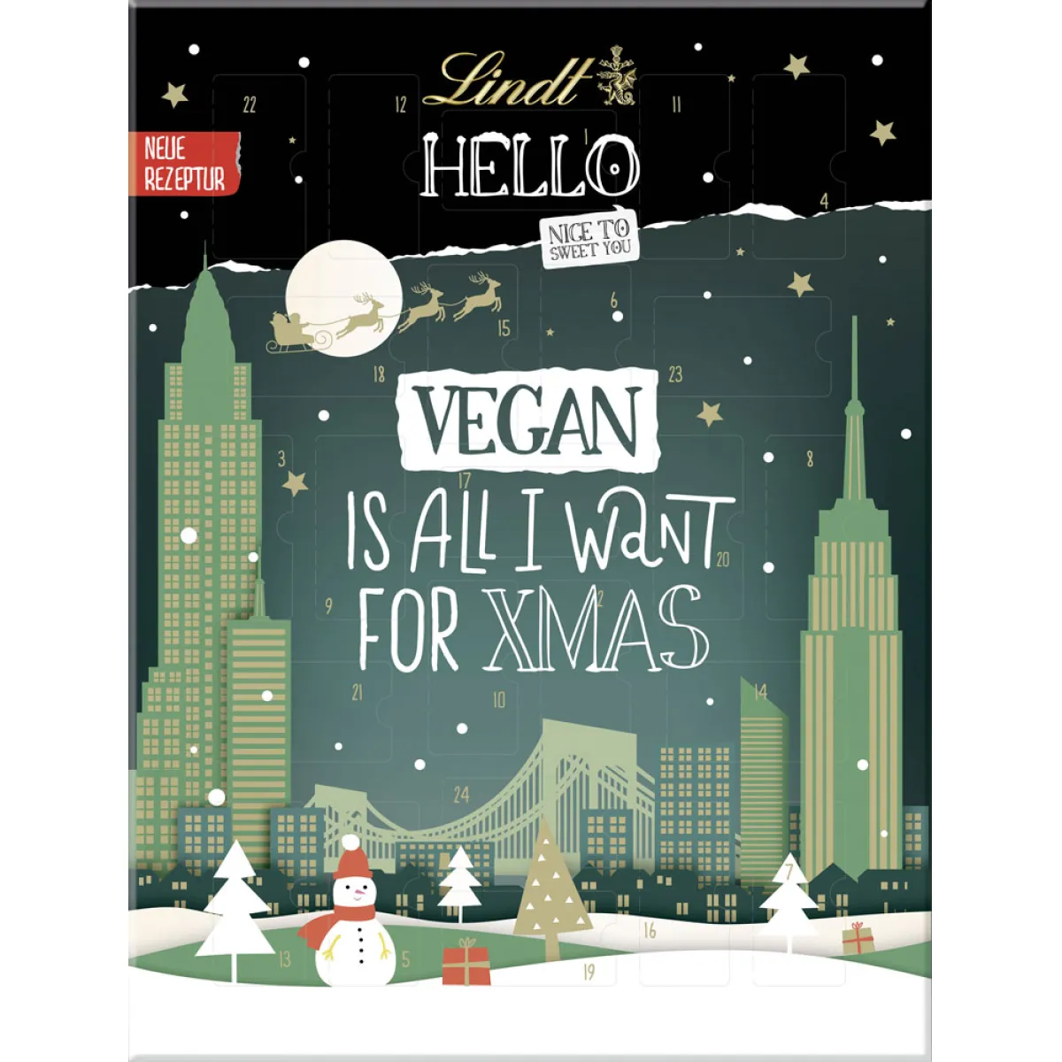 Lindt Hello Adventskalender Vegan 228 g