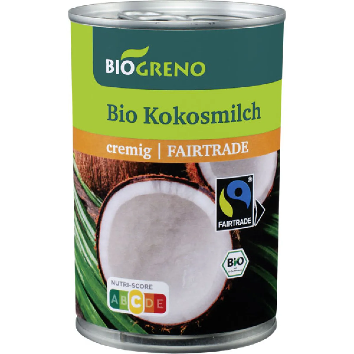 Biogreno Kokosmilch cremig Fairtrade 400 ml