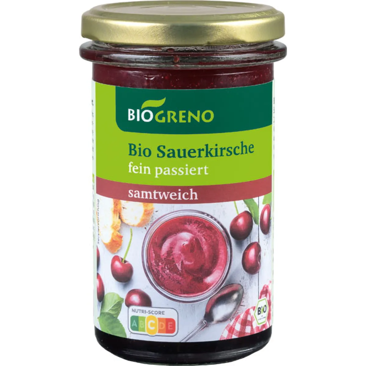 Biogreno Bio Fruchtaufstrich Sauerkirsche 280 g