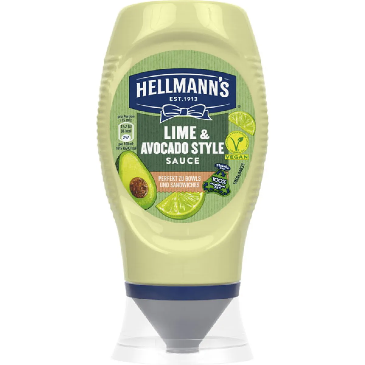 Hellmann`s Lime & Avocado Style Sauce 250 ml