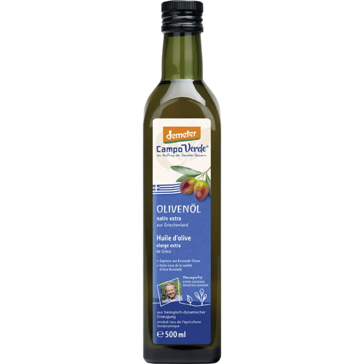 Demeter Campo Verde Griechisches Olivenöl 500 ml