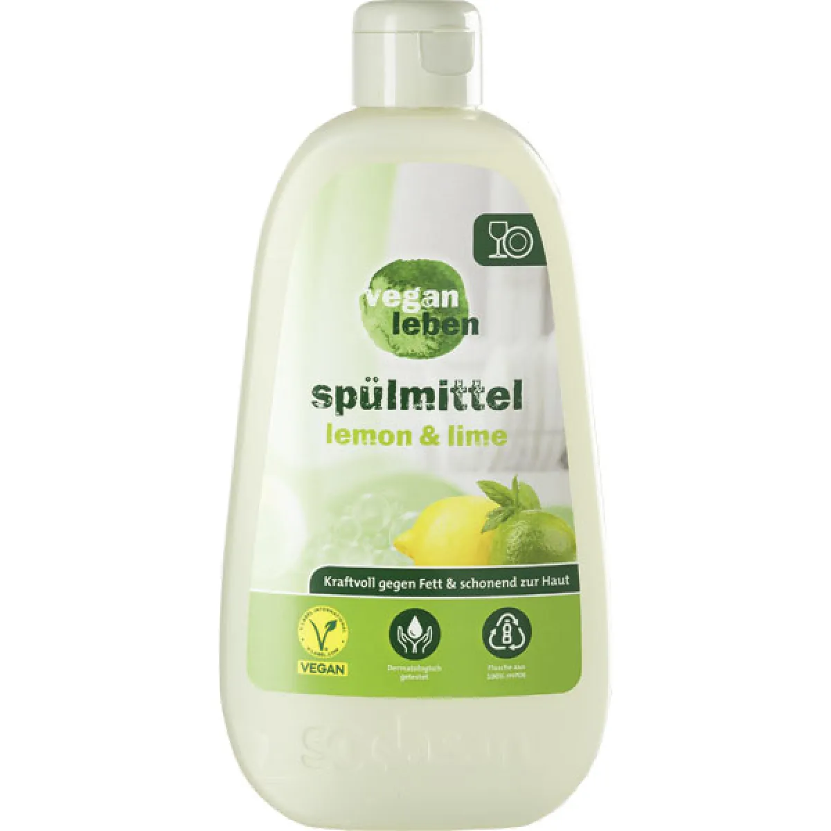 vegan leben Spülmittel Lemon & Lime 0,5 l