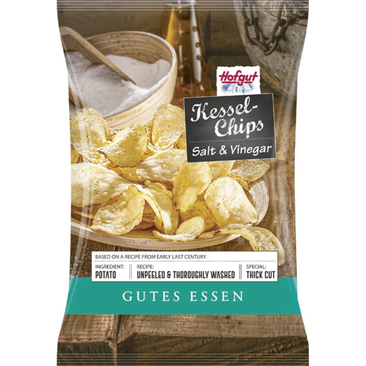 Hofgut Kesselchips Salt & Vinegar 150 g