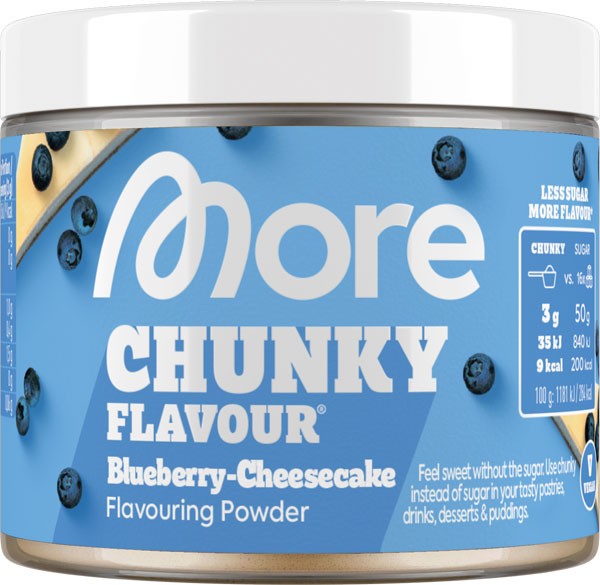 More Nutrition Chunky Flavour Blueberry Cheesecake 90 g