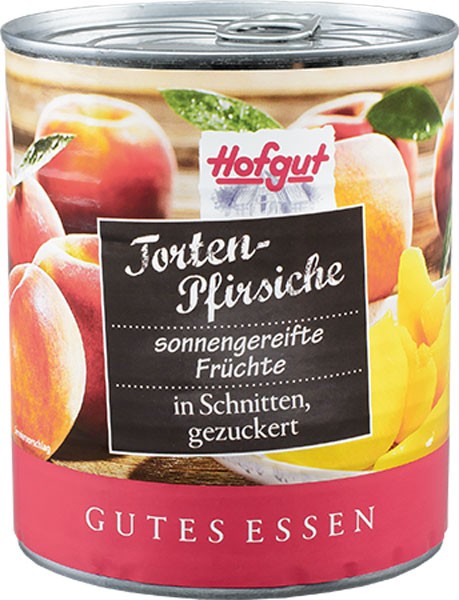 Hofgut Pfirsiche gezuckert 850 ml