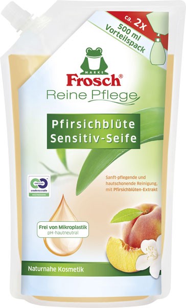 Frosch Seife Pfirsichblüte 500 ml