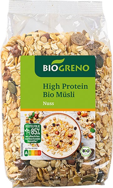 Biogreno High Protein Müsli Nuss 425 g