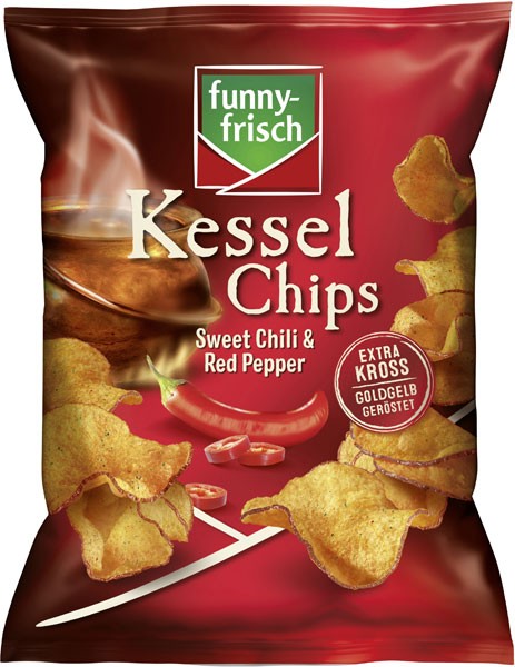 funny-frisch Kessel Chips Sweet Chili & Red Pepper 120 g