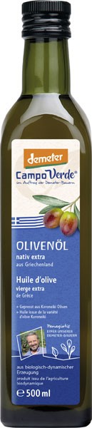 Demeter Campo Verde Griechisches Olivenöl 500 ml