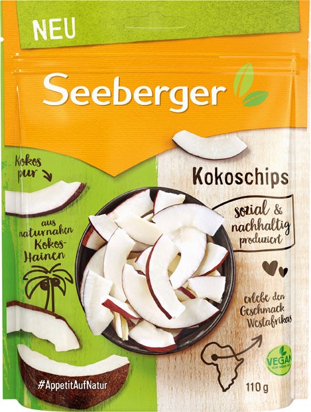 Seeberger Kokoschips 110 g