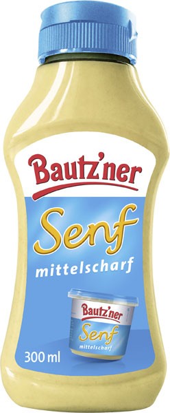 Bautzner Senf mittelscharf 300 ml