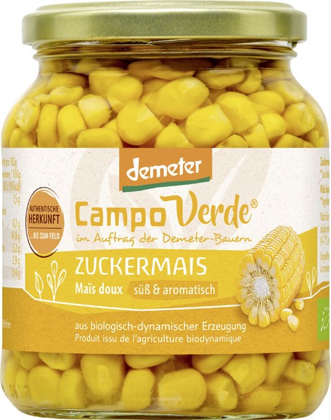 Campo Verde Demeter Zuckermais 350 g