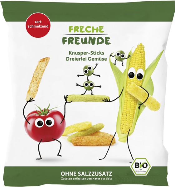 Freche Freunde Knusper Sticks Dreierlei Gemüse 30 g