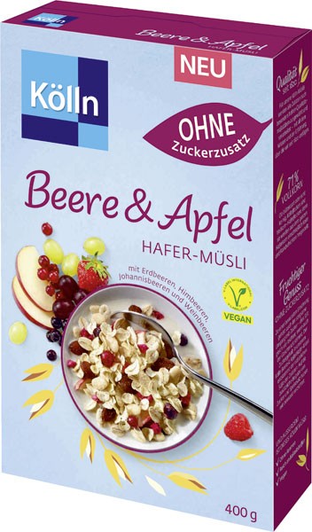 Kölln Beere & Apfel Hafer-Müsli 400 g