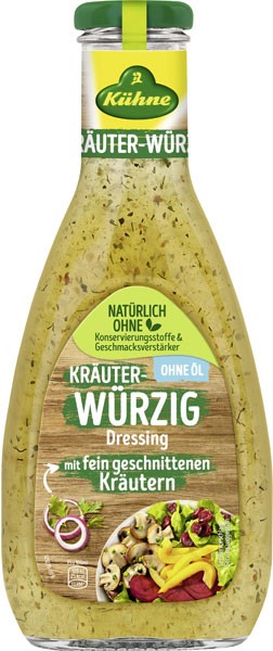 Kühne Kräuter-würzig Dressing ohne Öl 500 ml